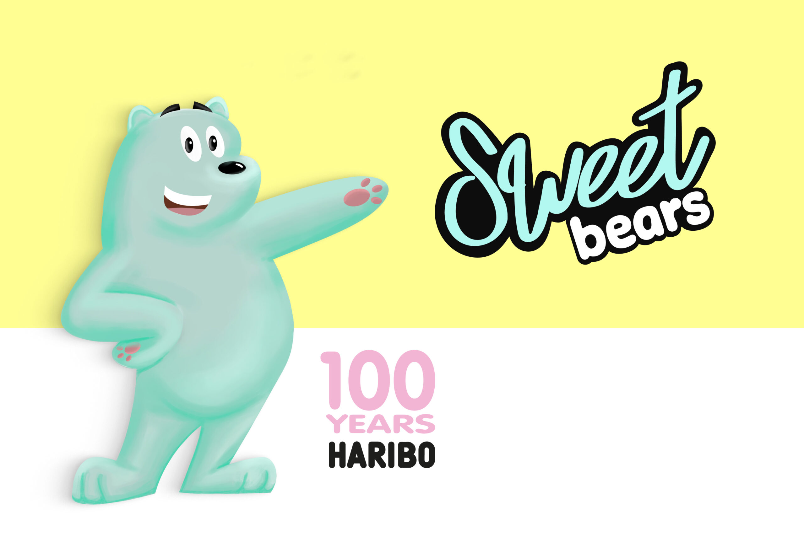 Mascott Haribo sweetbears 100 ans
